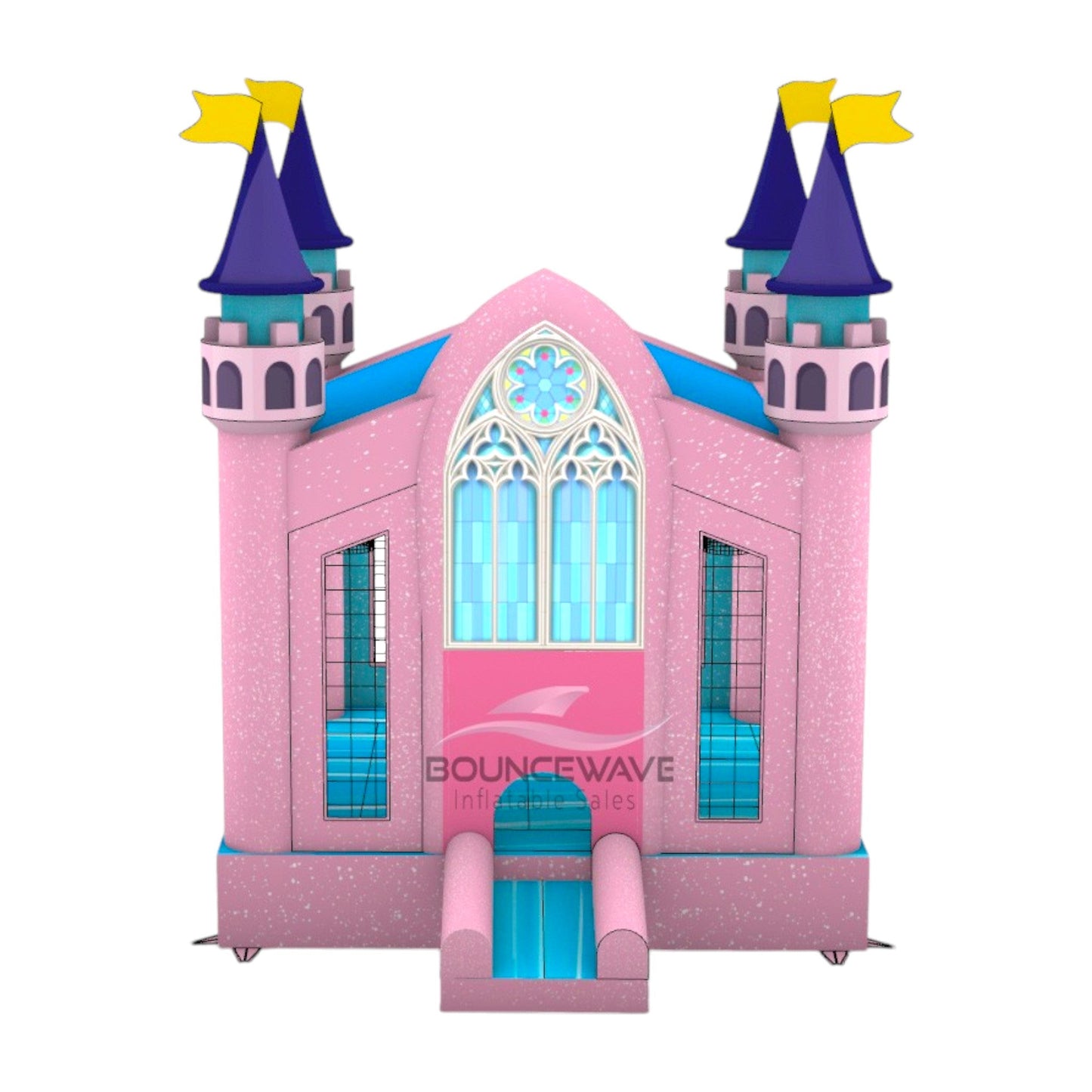 Grand Royal Castle Commercial Grade Bounce House - BounceWave Inflatable Sales