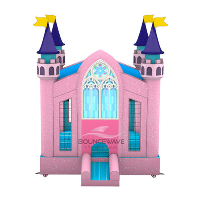 Grand Royal Castle Commercial Grade Bounce House - BounceWave Inflatable Sales