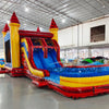 Heatwave Dual Lane Commercial Inflatable Panel Combo (Wet/Dry) - BounceWave Inflatable Sales