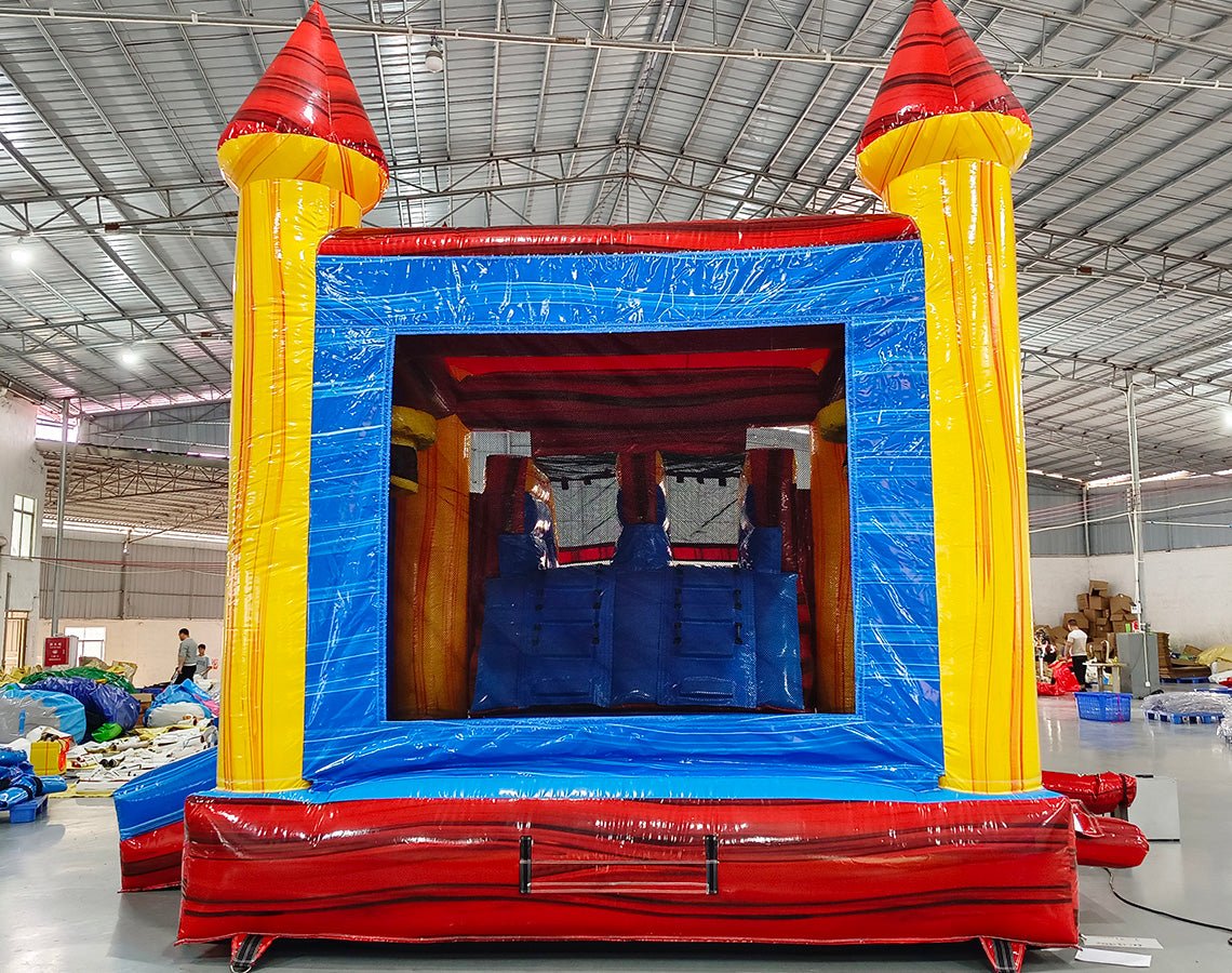 Heatwave Dual Lane Commercial Inflatable Panel Combo (Wet/Dry) - BounceWave Inflatable Sales