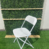 Heavy Duty White Plastic Folding Chair - BounceWave Inflatable Sales