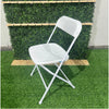 Heavy Duty White Plastic Folding Chair - BounceWave Inflatable Sales