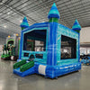 Island Drop Castle Commercial Grade Bounce House - BounceWave Inflatable Sales