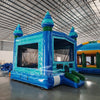 Island Drop Castle Commercial Grade Bounce House - BounceWave Inflatable Sales