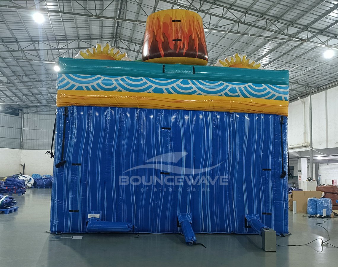 Kona Falls Lagoon Commercial Inflatable Water Slide - BounceWave Inflatable Sales