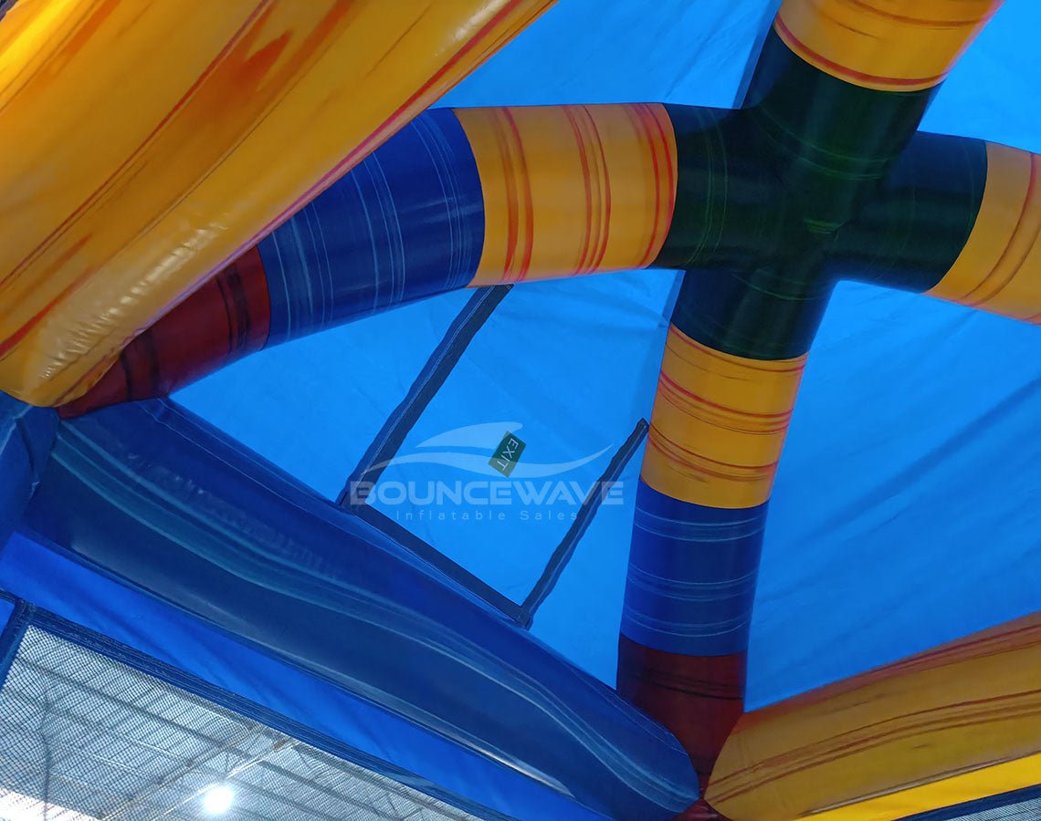 Marble Fun Dome Commercial Grade Bounce House - BounceWave Inflatable Sales