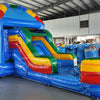 Mega Dome Commercial Econo Inflatable Combo (Wet/Dry) - BounceWave Inflatable Sales