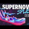 22ft Supernova Splash Commercial Single Lane Inflatable Water Slide