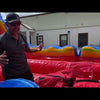 18ft Reggae Rush Hybrid Triple Lane Inflatable Water Slide