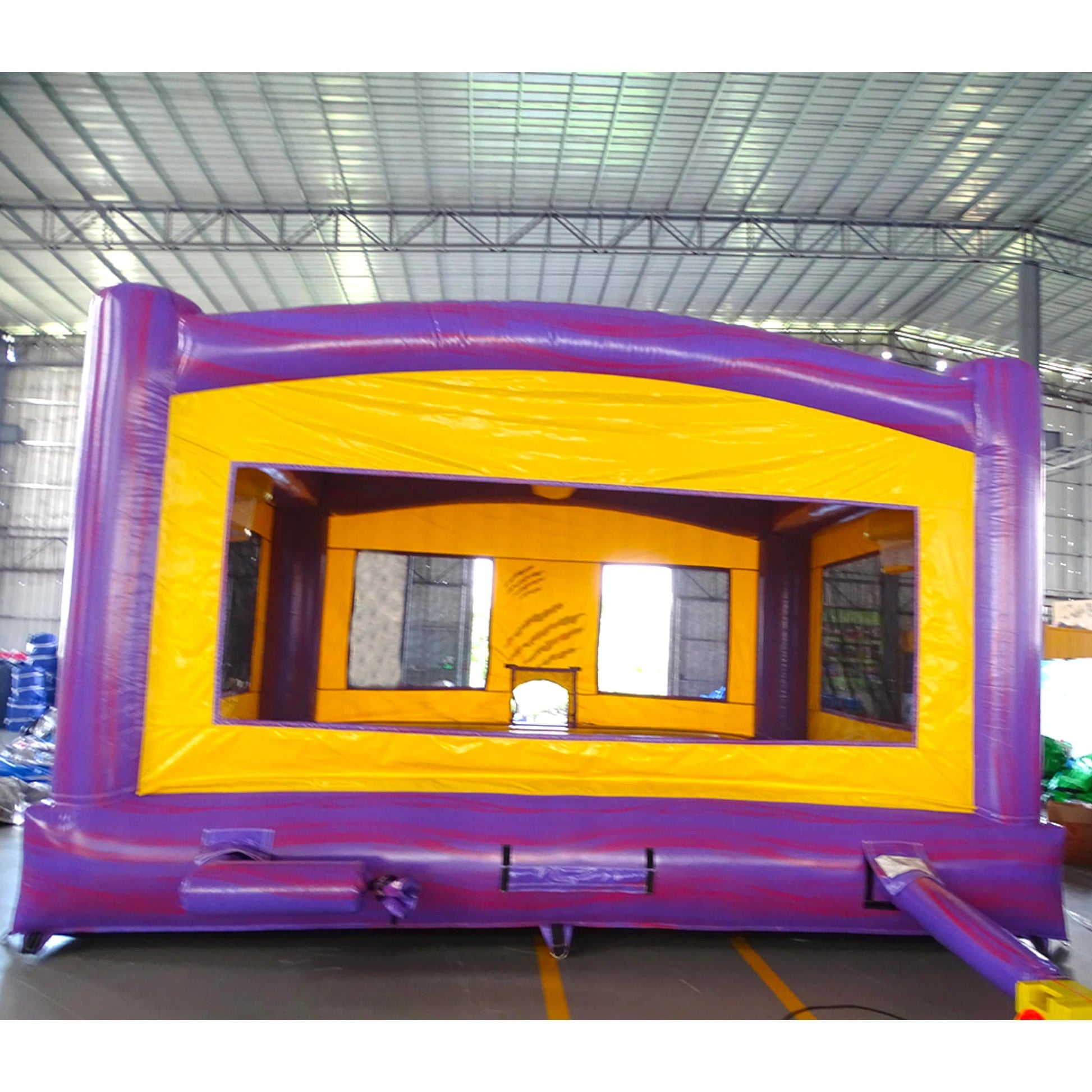 Purple & Gold Tiger XL Commercial Grade Bounce House - BounceWave Inflatable Sales