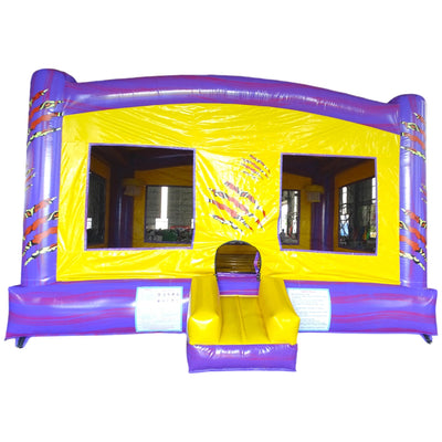 Purple & Gold Tiger XL Commercial Grade Bounce House - BounceWave Inflatable Sales