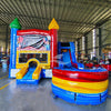 Seasonal Sampler Commercial Right Side Inflatable Combo (Wet/Dry) - BounceWave Inflatable Sales