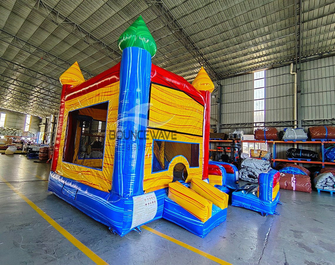 Seasonal Sampler Commercial Right Side Inflatable Combo (Wet/Dry) - BounceWave Inflatable Sales