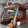 Single Axe Throw Commercial Interactive Inflatable Game - BounceWave Inflatable Sales