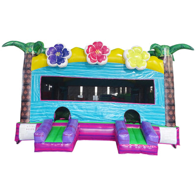 Summer Luau XL Commercial Grade Bounce House - BounceWave Inflatable Sales