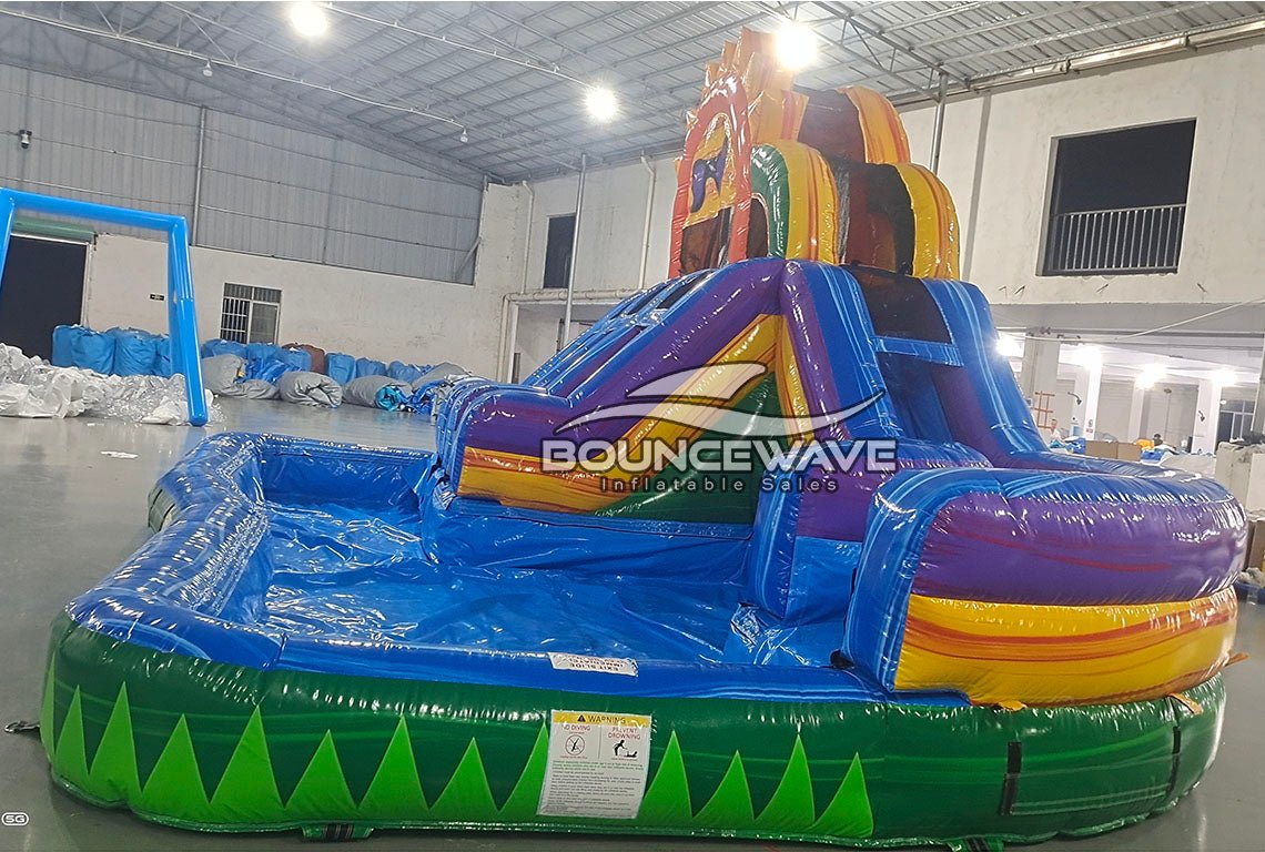 Sun Splash Toddler Splash Park & Water Slide - BounceWave Inflatable Sales