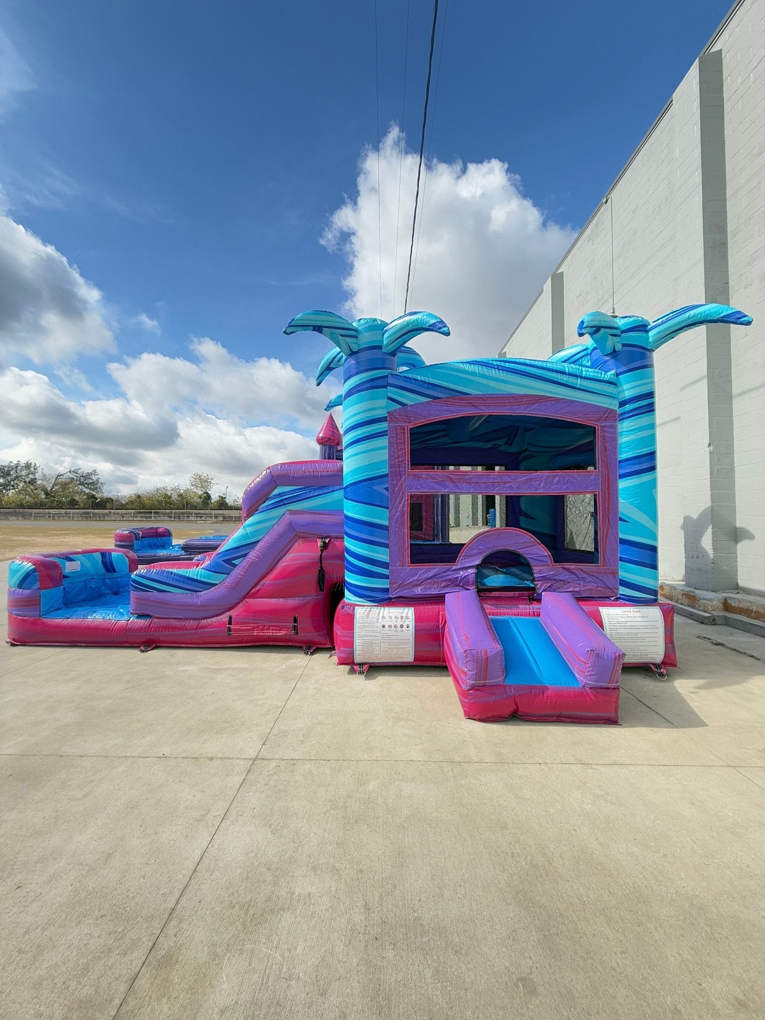 Supernova Splash Commercial Econo Inflatable Combo (Wet/Dry) - BounceWave Inflatable Sales