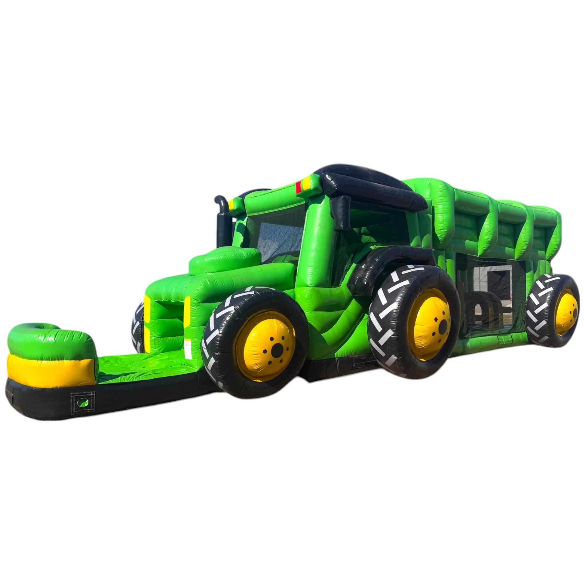 Tractor Run 2pc Inflatable Obstacle Course (Wet/Dry) - BounceWave Inflatable Sales