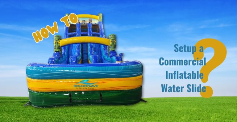 How To Setup A Commercial Inflatable Water Slide