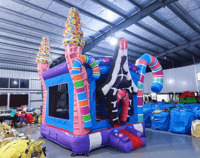 Sugar Rush Bounce House 1 » BounceWave Inflatable Sales