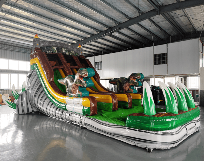 Dino Dive Center Climb Water Slide For Sale