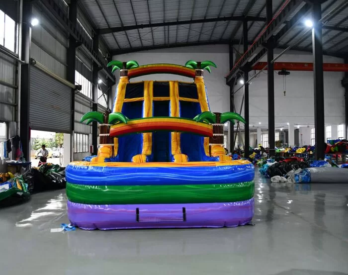 18' Goombay Splash Center Climb Water Slide For Sale