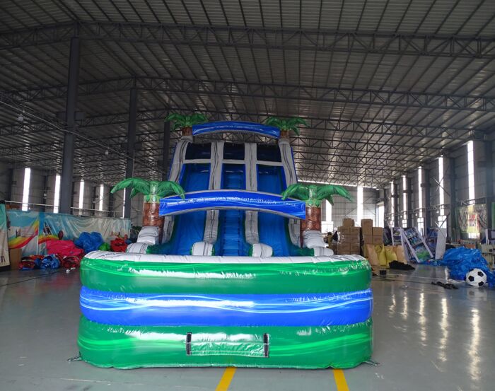 18ft green center climb palms top bottom 539 2 1140x900 » BounceWave Inflatable Sales