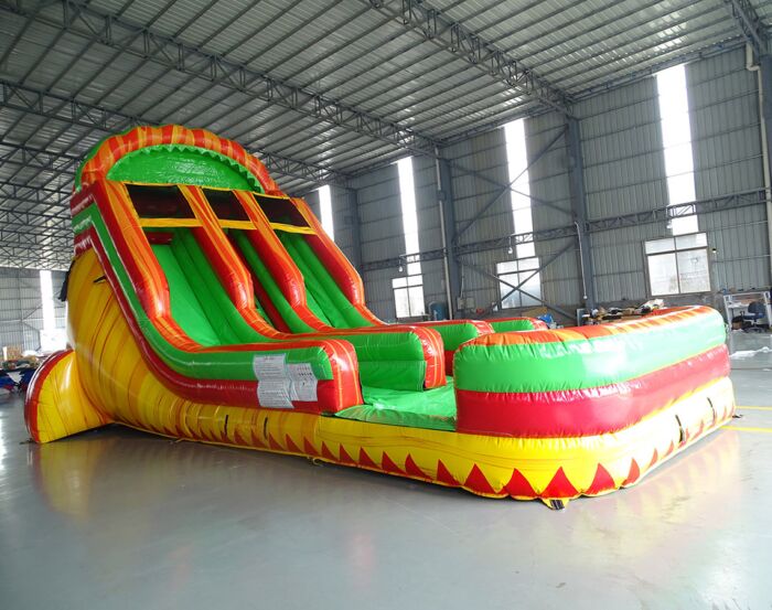 18ft tropical inferno center climb round top 1 1140x900 » BounceWave Inflatable Sales