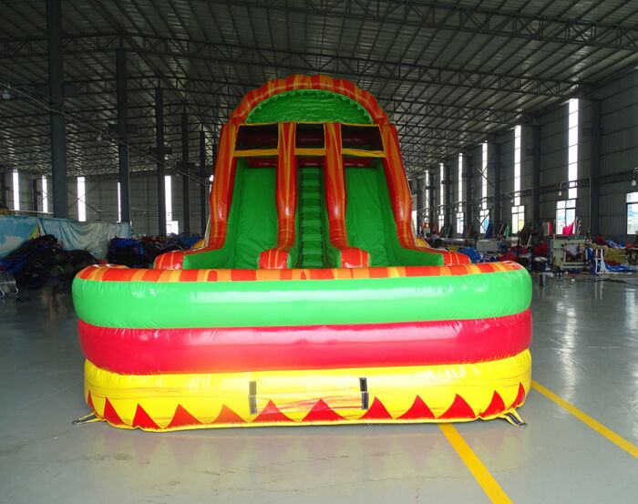 18ft tropical inferno center climb round top 2 1140x900 » BounceWave Inflatable Sales