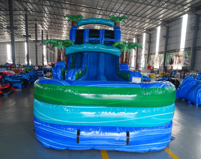 Island Drop Hybrid 1 » BounceWave Inflatable Sales