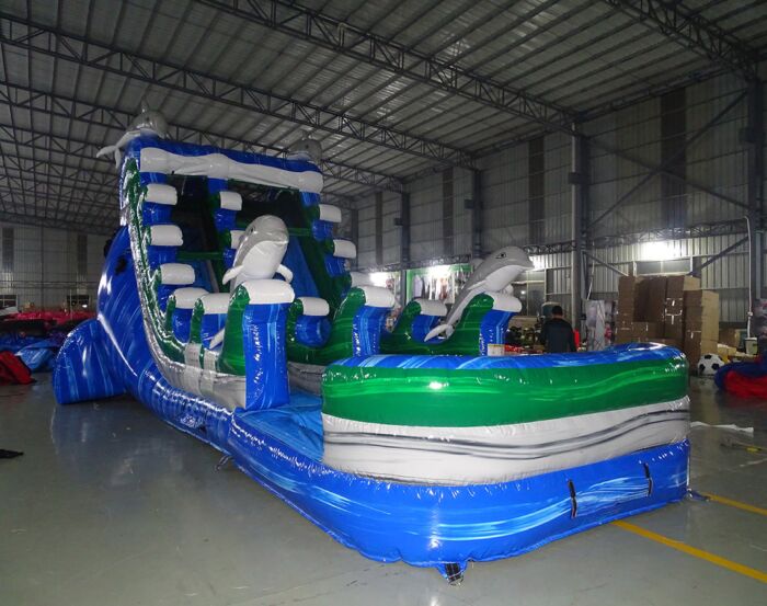 Marble Dolphin Water Slide For Sale