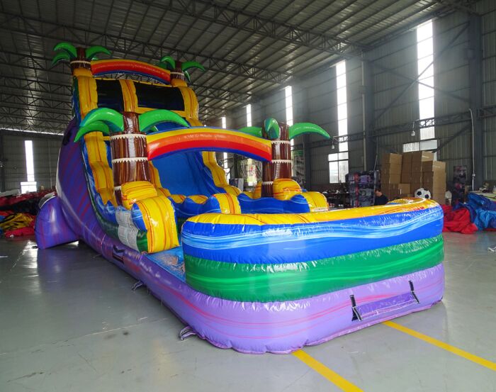 19ft single goombay palms top bottom 696 1 1140x900 » BounceWave Inflatable Sales