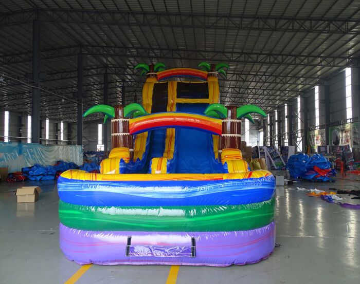 19ft single goombay palms top bottom 696 2 1140x900 » BounceWave Inflatable Sales