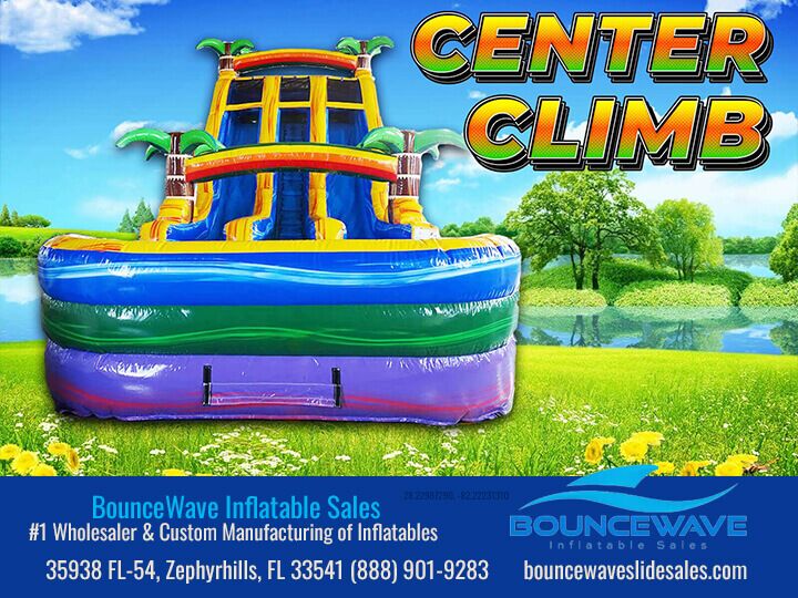 Center Climb water slide for sale