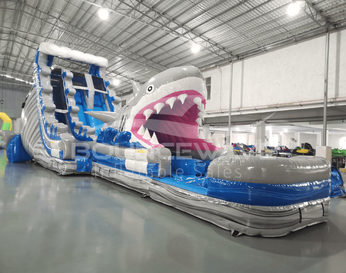 Shark Attack 2 Piece Hybrid Water Slide