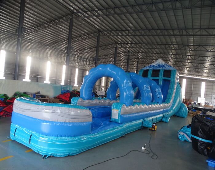 18 Everest falls 2 piece ORIGINAL BUILD with a detachable pool attachment 1 » BounceWave Inflatable Sales