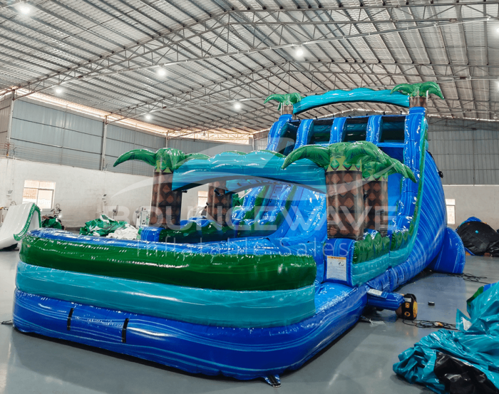 20 Island Drop Triple 2 » BounceWave Inflatable Sales