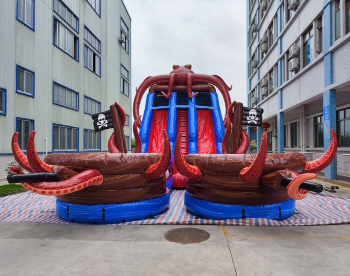 20 tentacle typhoon double double water slide 2023030361 1 Tony Walker » BounceWave Inflatable Sales