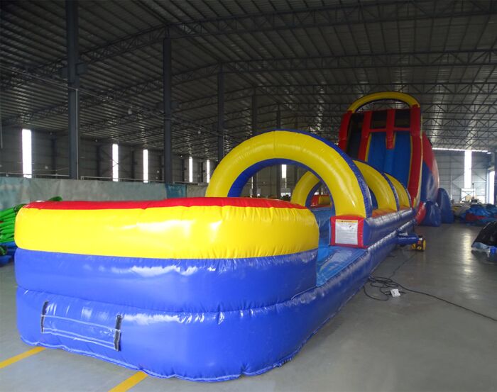 24ft flat blue red yellow 2 piece 2 » BounceWave Inflatable Sales