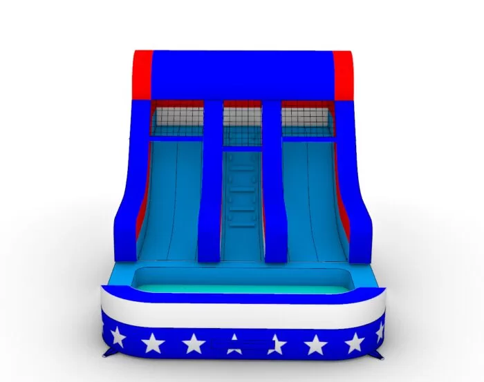 All American with Stars round top2 » BounceWave Inflatable Sales
