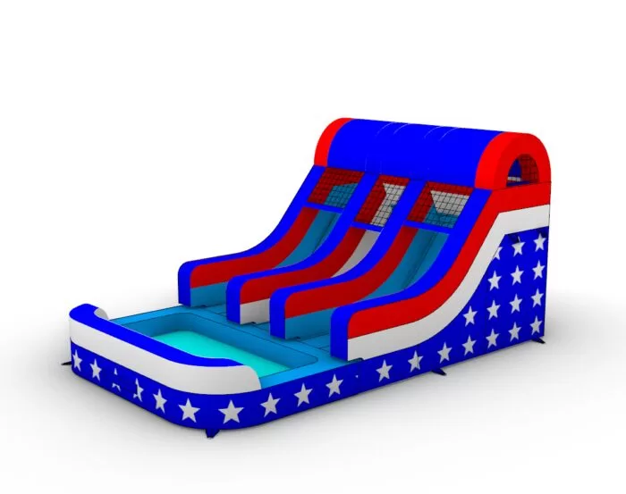 All American with Stars round top3 » BounceWave Inflatable Sales