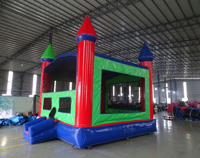 Blue green bounce house 202102098 3 » BounceWave Inflatable Sales