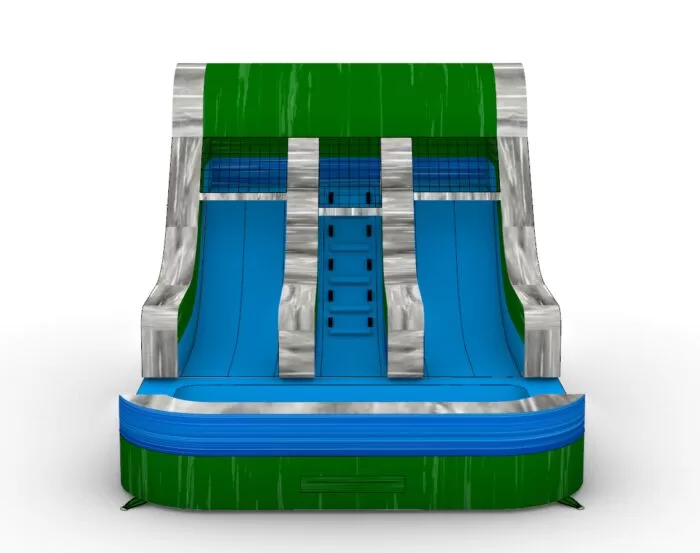 Green Gush round top2 » BounceWave Inflatable Sales