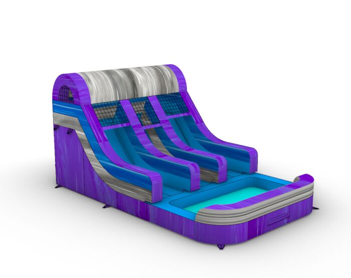 Purple Plunge round top1 » BounceWave Inflatable Sales
