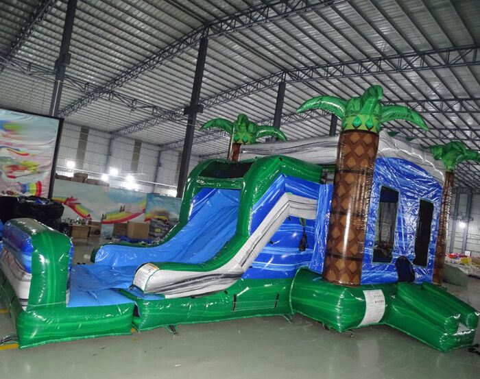 aqua trop 5 in 1 with straight palms 202102755 6 » BounceWave Inflatable Sales