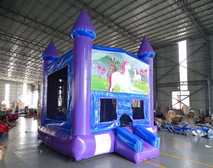 mystic bounce house with detachable unicorn panel 202109276 2 » BounceWave Inflatable Sales