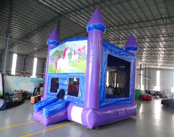 mystic bounce house with detachable unicorn panel 202109276 3 » BounceWave Inflatable Sales