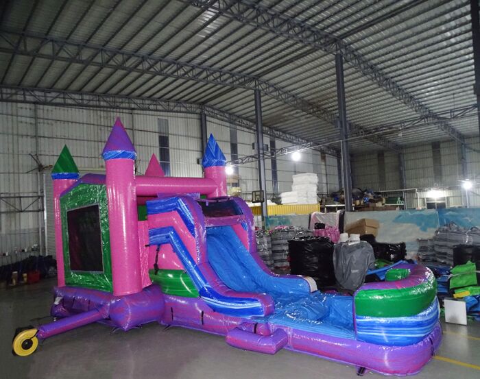 pink combo 5 in 1 202109143 2 Karl St Romain » BounceWave Inflatable Sales
