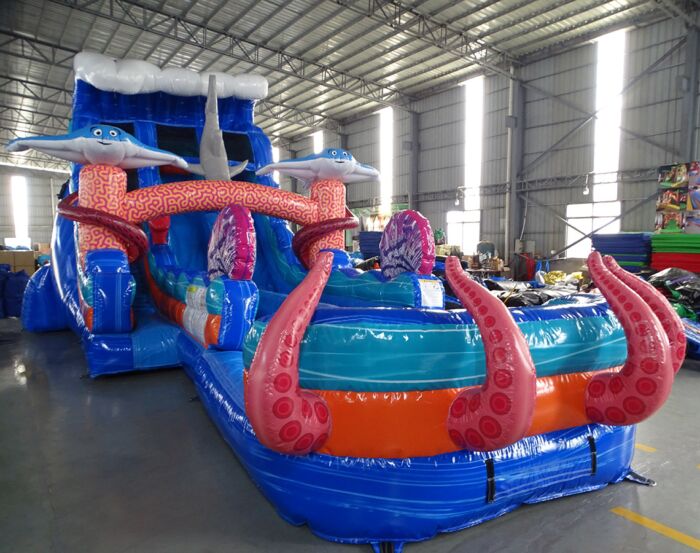18 Shark Reef Dual Lane Hybrid 2022021904 1 1 » BounceWave Inflatable Sales