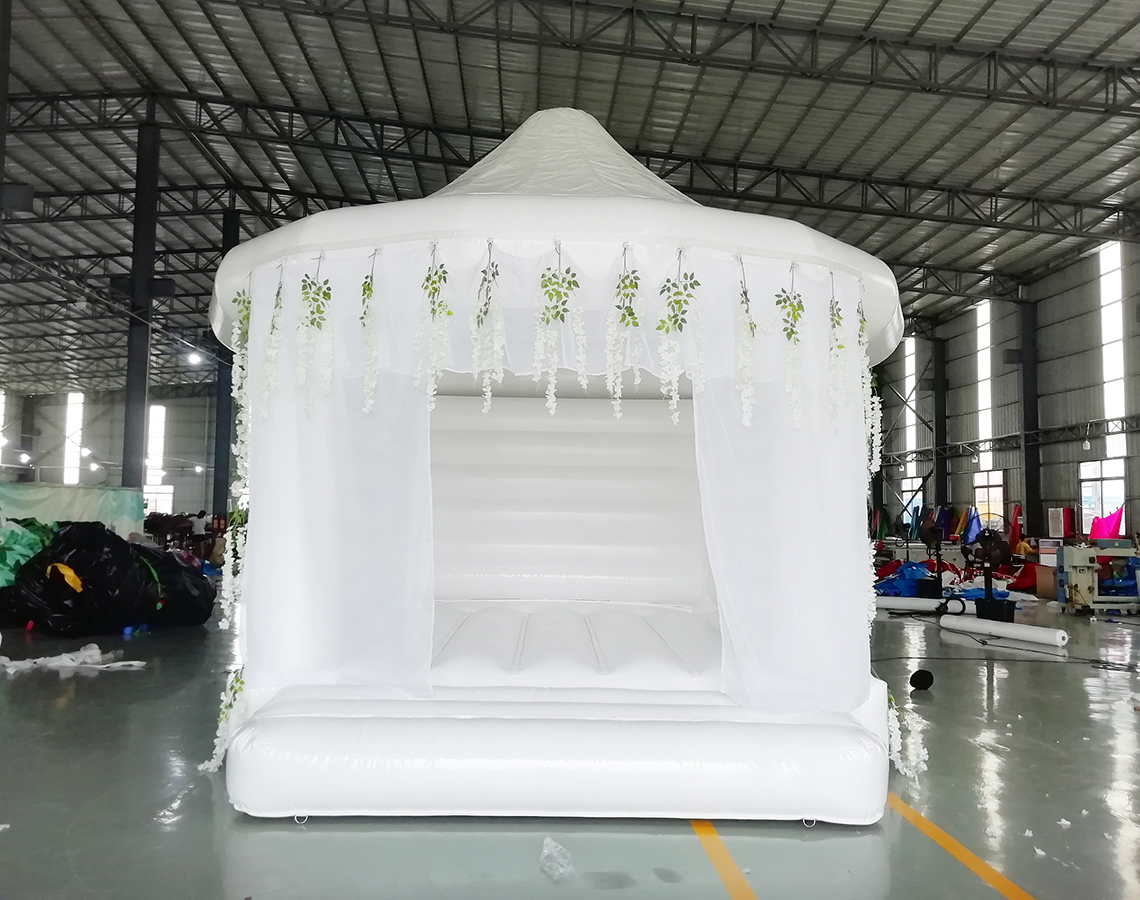 White Wedding Bounce House For Sale